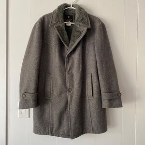 Vintage men's Campus King wool blend lined jacket grey size 40 EUC (see desc.)